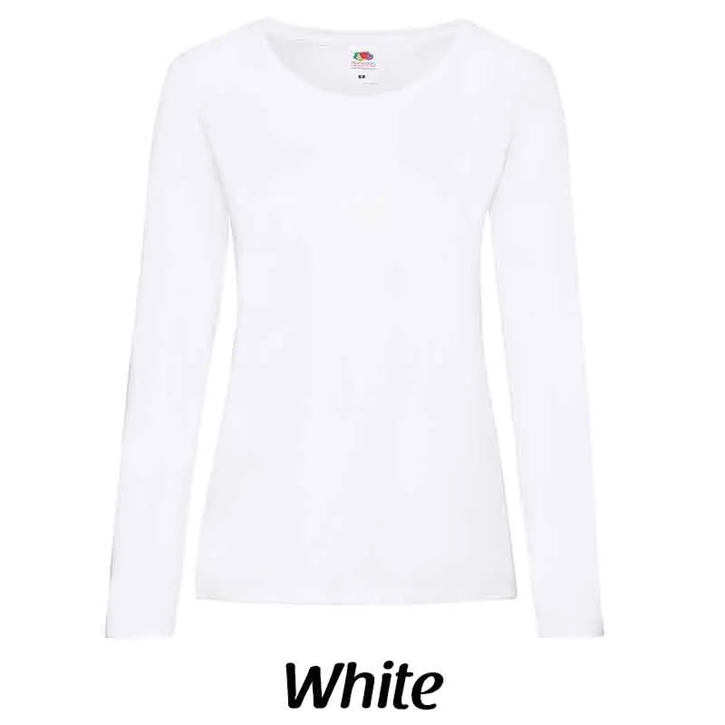 Ladies Long Sleeve T, Personalised Gift