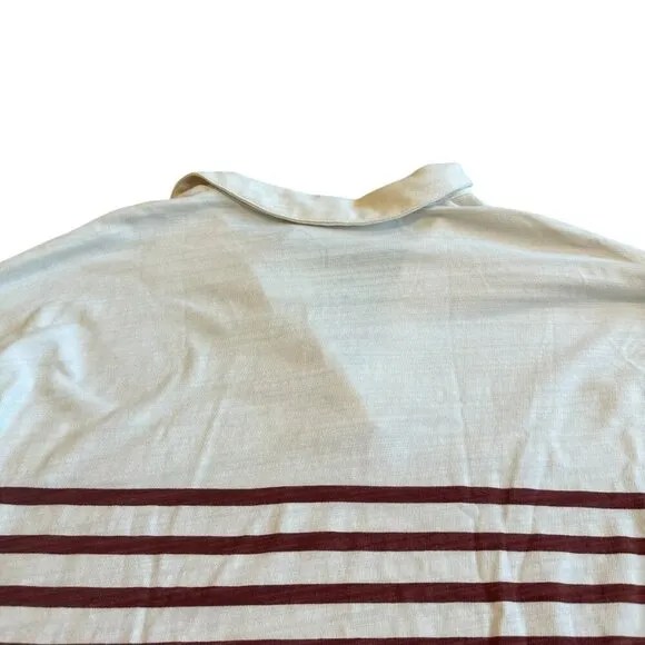 Lane Bryant Pullover Stripe Sweater Collar 100% Cotton Size 18/20 Women's NWT