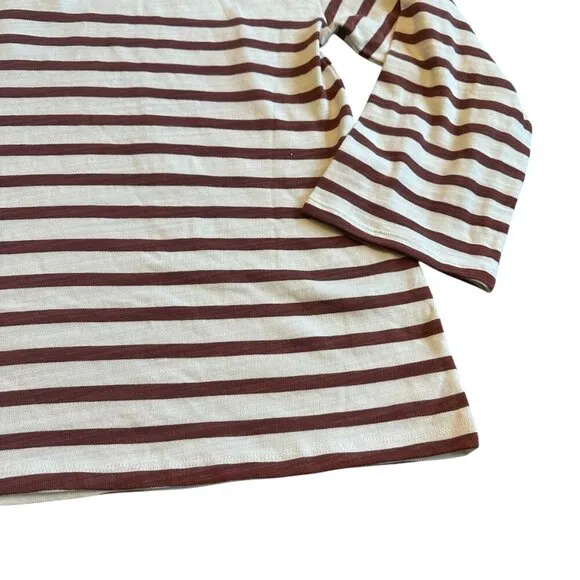 Lane Bryant Pullover Stripe Sweater Collar 100% Cotton Size 18/20 Women's NWT