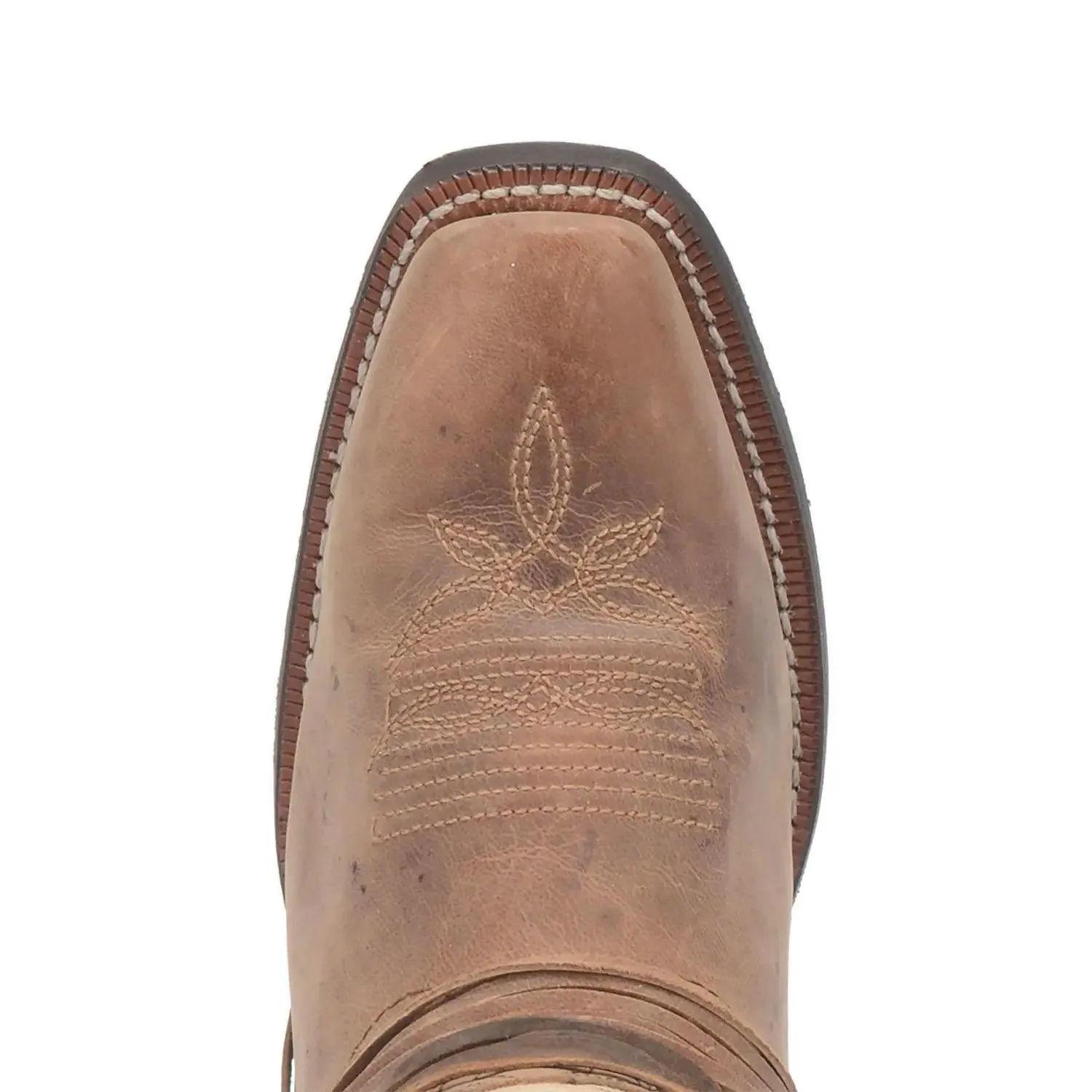 Laredo Women's Myra Sand White Leather Boot 51091