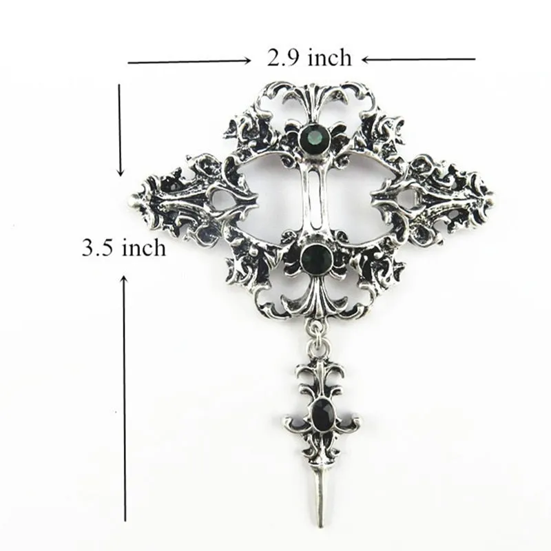 Large & Unique Gothic Black Choker Necklace