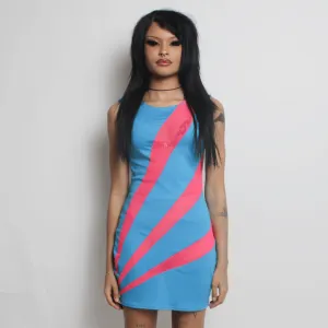 LASER DRESS BLUE / PINK