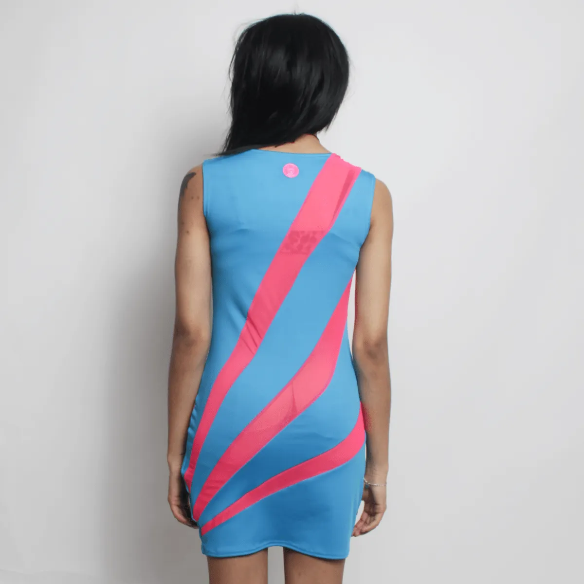 LASER DRESS BLUE / PINK