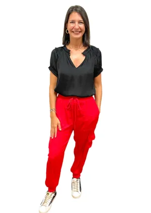 LBLOX Pocket Joggers - Red