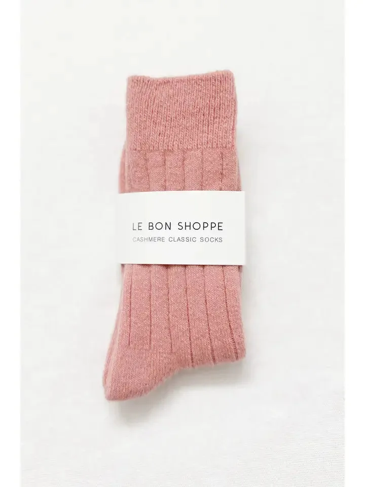 le bon shoppe / classic cashmere socks