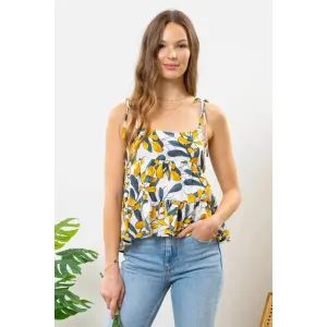 Leaf Babydoll Top