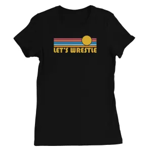 Let's Wrestle Summer Waves Women's Short Sleeve T-Shirt