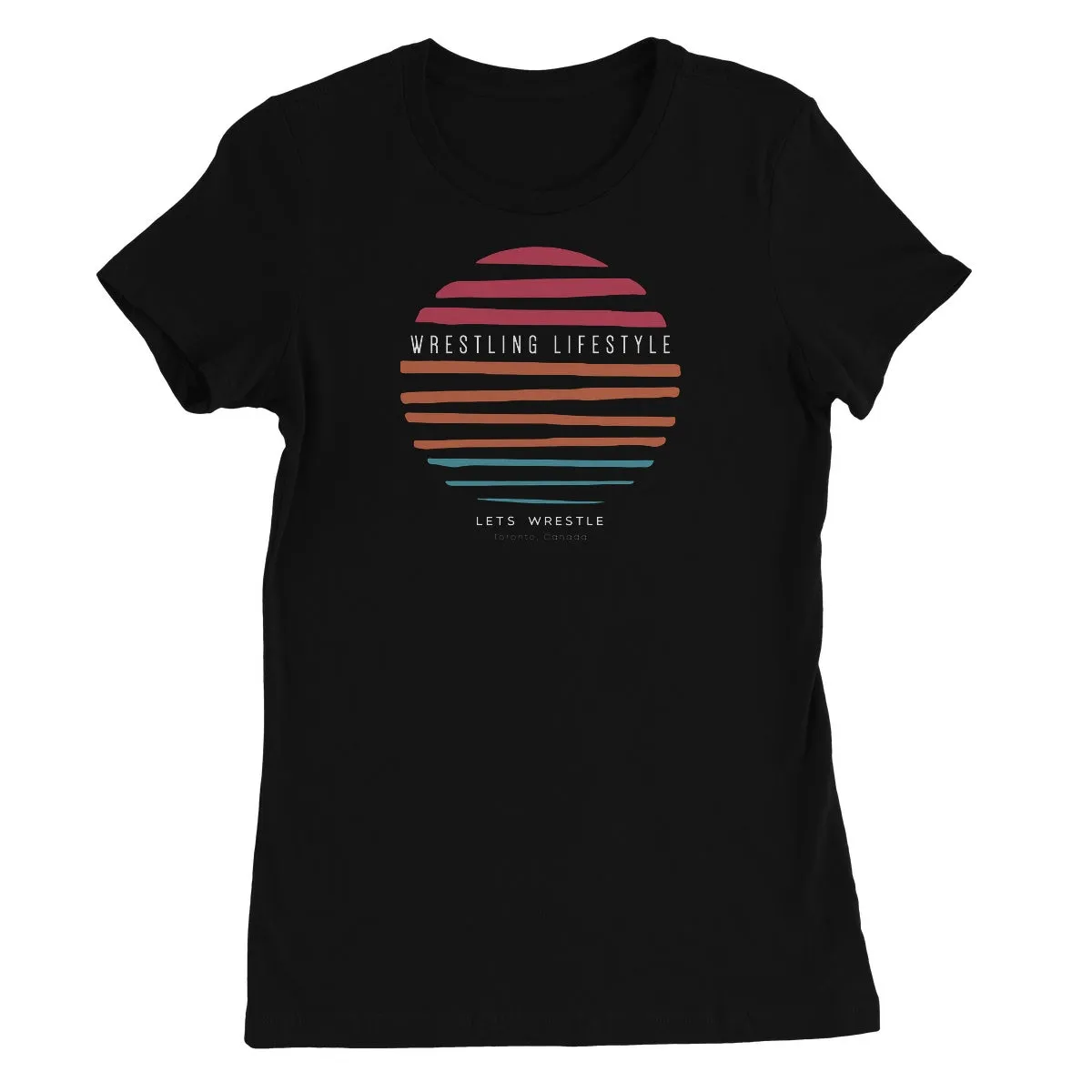 Let's Wrestle Wrestling Lifestyle Women's Short Sleeve T-Shirt