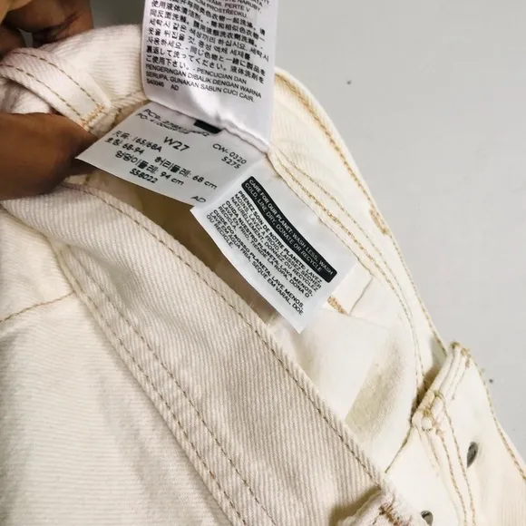 Levi's Premium Button Front Utility Skirt 27
