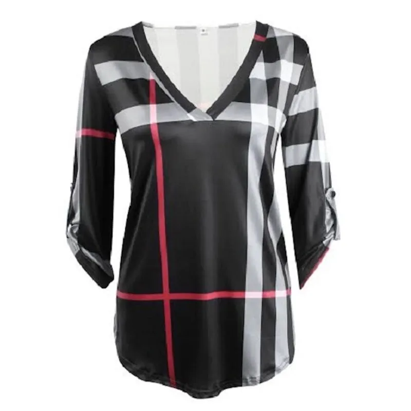 Long Sleeves Plaid Shirt