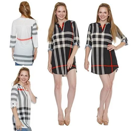 Long Sleeves Plaid Shirt