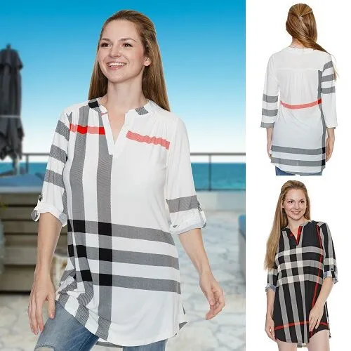 Long Sleeves Plaid Shirt