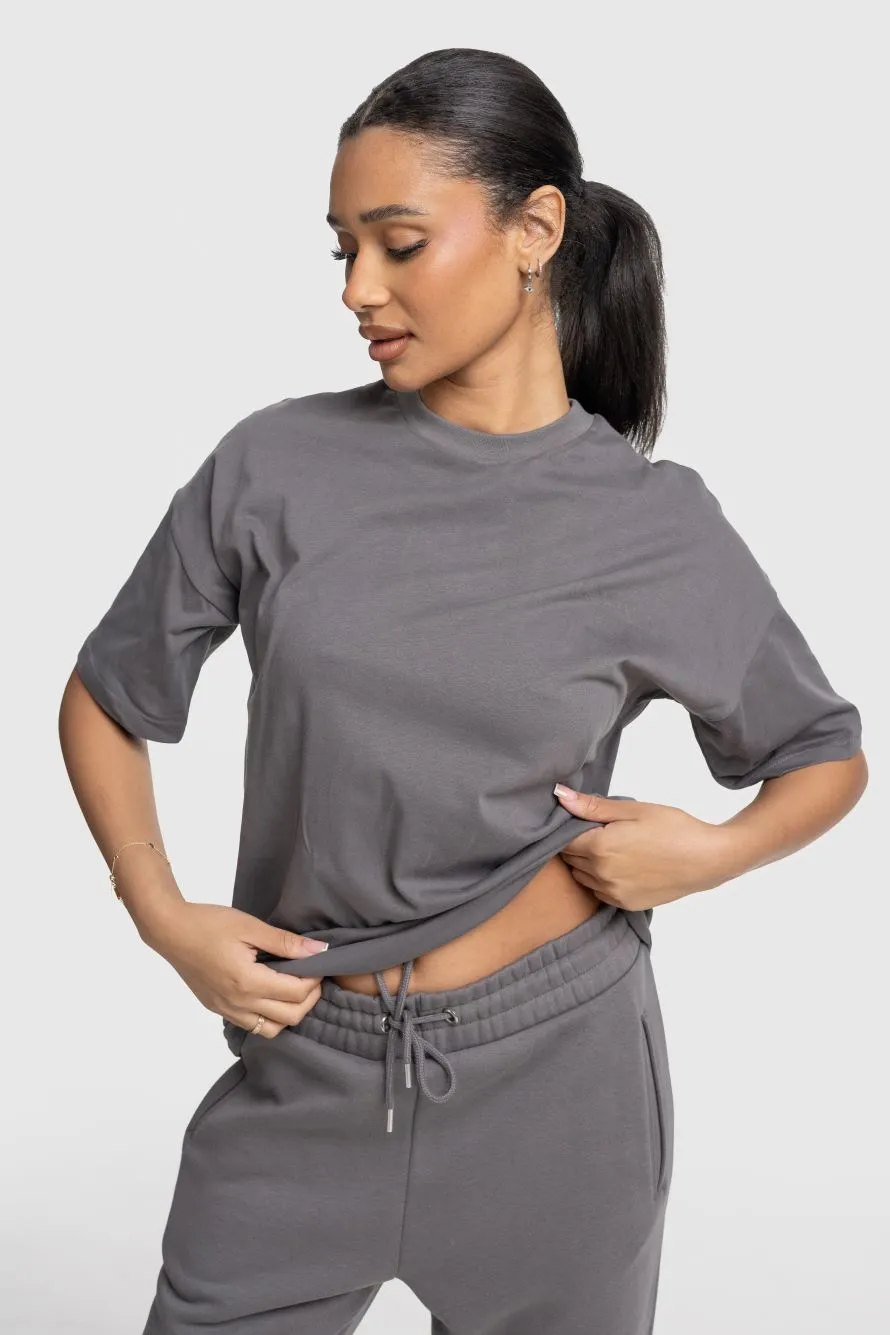 LOUNGE T-SHIRT - SLATE
