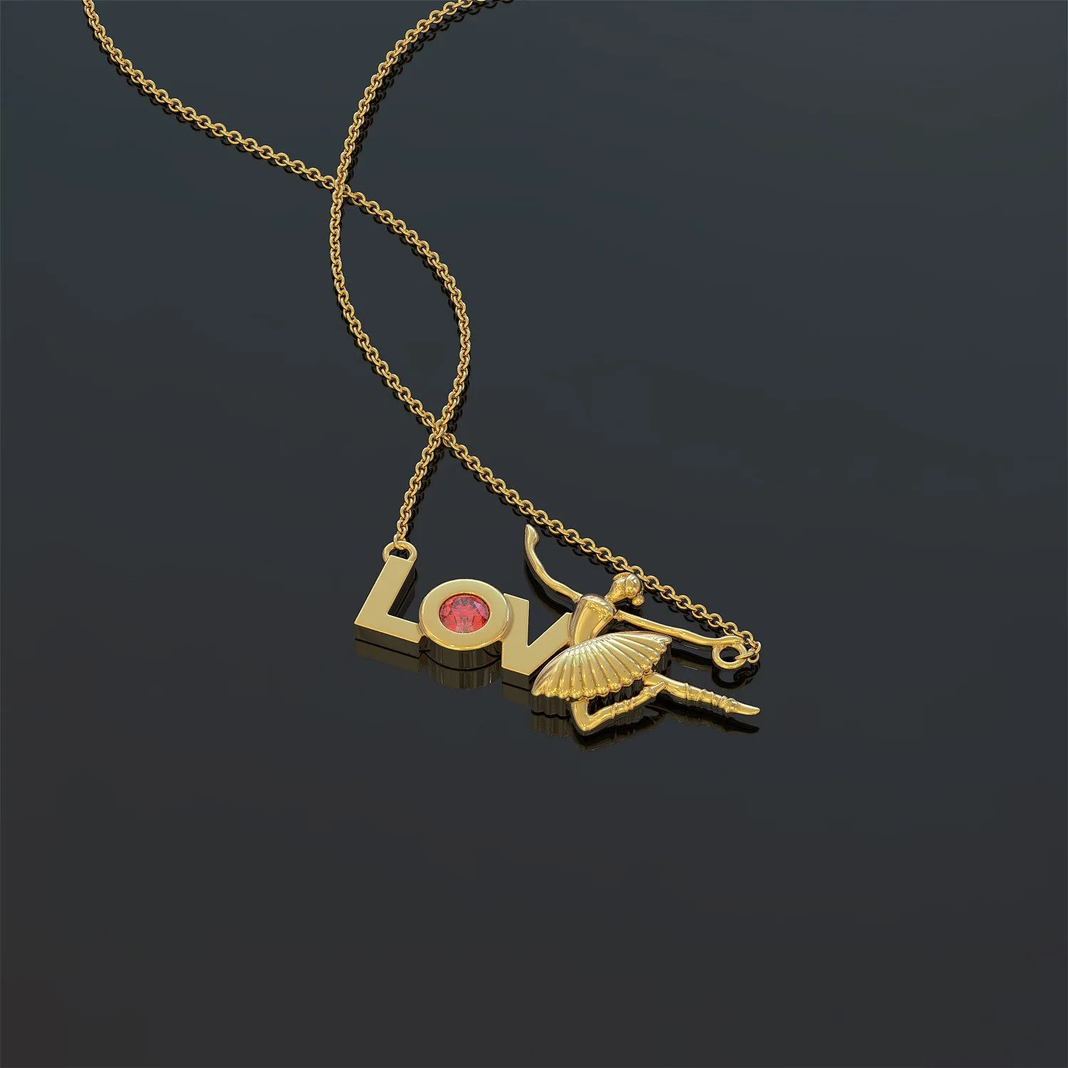 Love Ballet Necklace