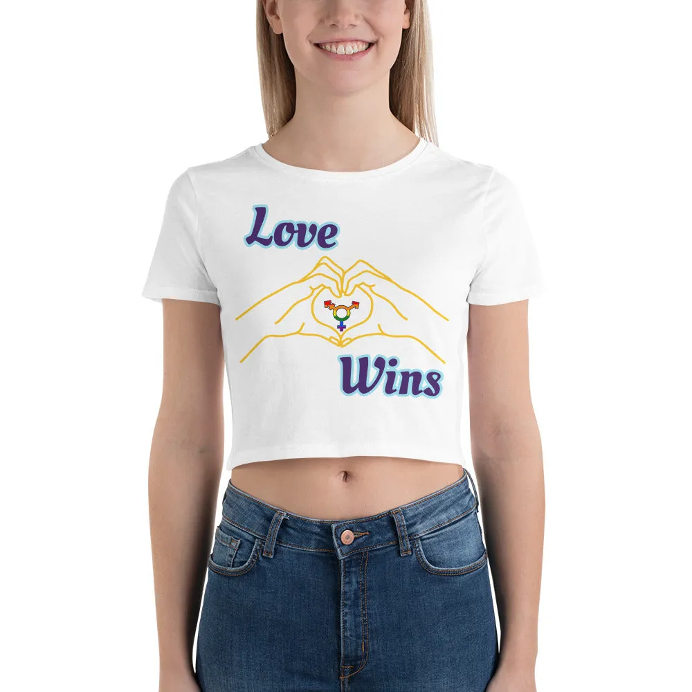 Love Wins Crop Top