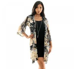 Luxology Women's Ruffled Cardigan & Mini Dress Set G106609C31