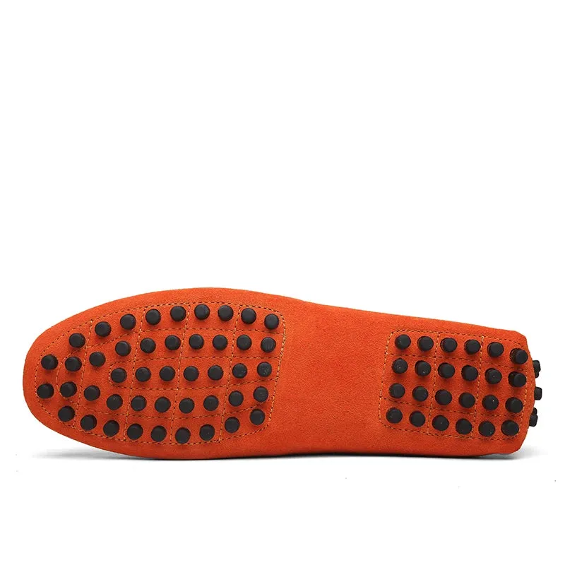 LuxoStep Herren Leder-Loafer mit rutschfester Sohle