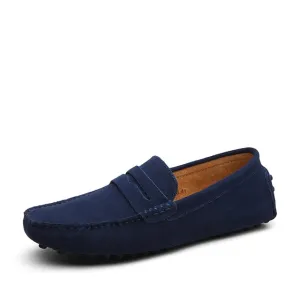 LuxoStep Herren Leder-Loafer mit rutschfester Sohle