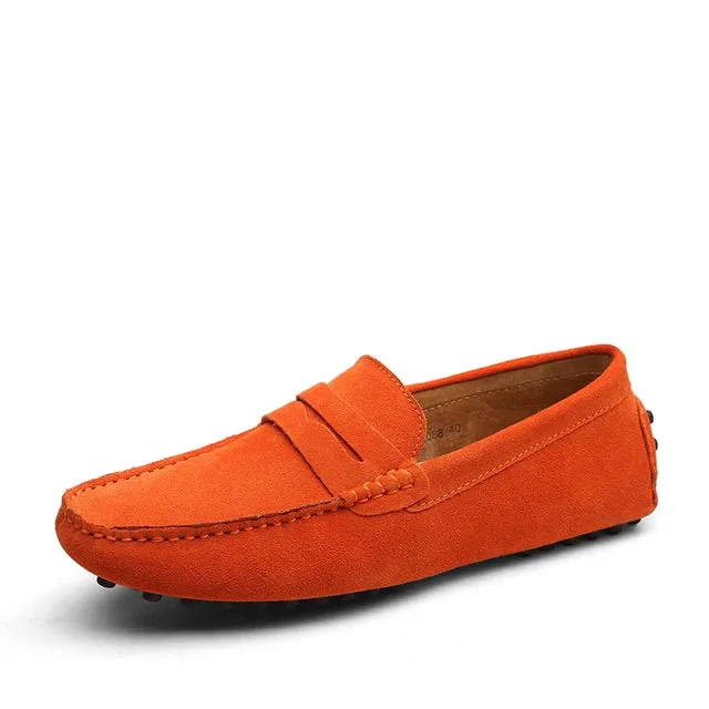 LuxoStep Herren Leder-Loafer mit rutschfester Sohle