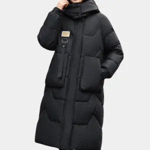 Luxurious Samantha women's padded jacket, cozy hooded