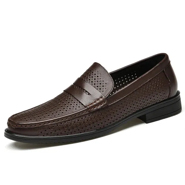 Luxusmarke Herrenschuhe aus echtem Leder