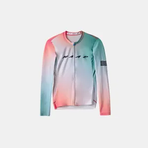 MAAP Women's Blurred Out Pro Hex LS Jersey - Flame Mix