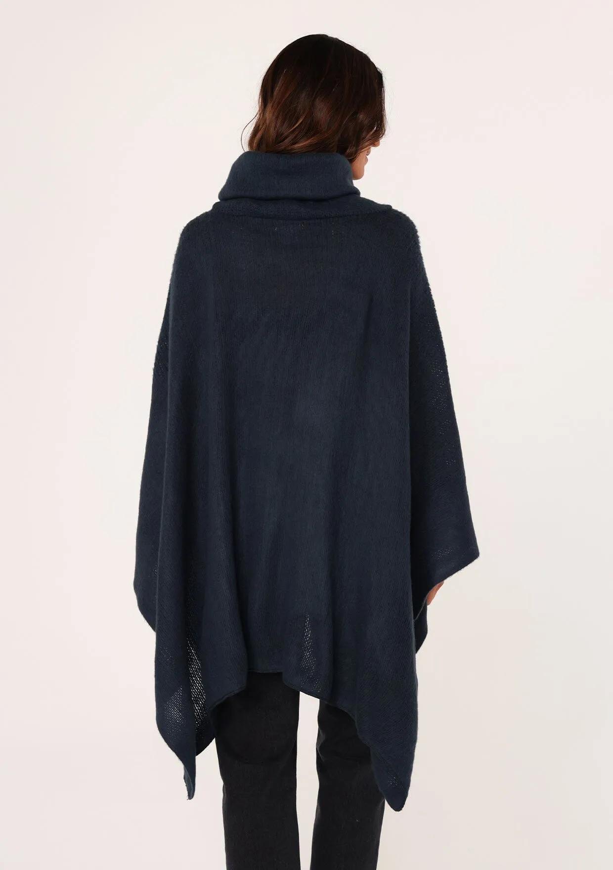 Maeve Cowl Neck Poncho