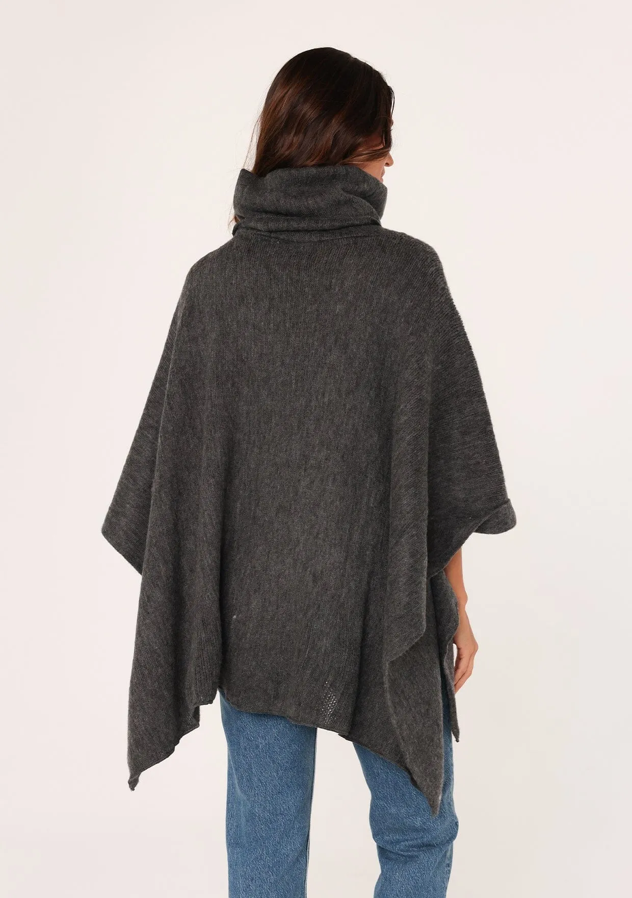 Maeve Cowl Neck Poncho