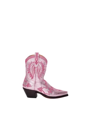 Maggie Metallic Light Pink