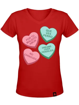 Maldito Amor V-Neck Tee