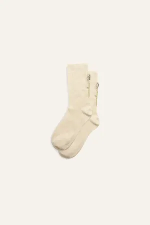 Maria La Rosa Embellished Socks
