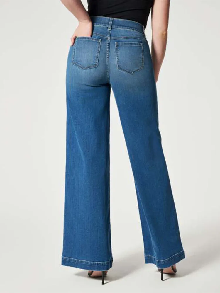 Mariana® | Pull-On Jeans With Wide Legs