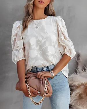 Marina® | Puff Sleeve Blouse