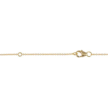 Marquis Lariat | Yellow Gold with Black Diamonds on Points