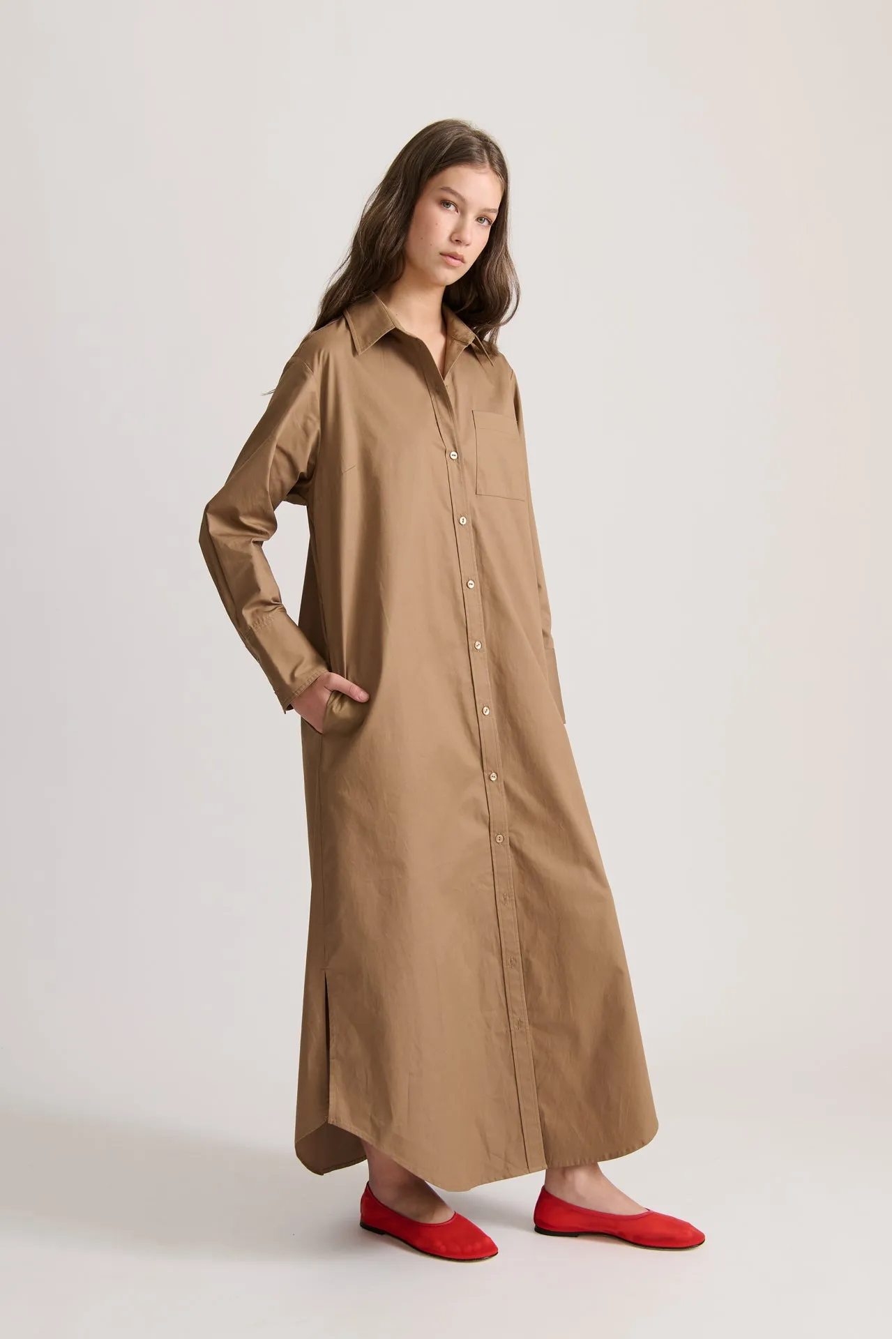 MAXI SHIRT DRESS
