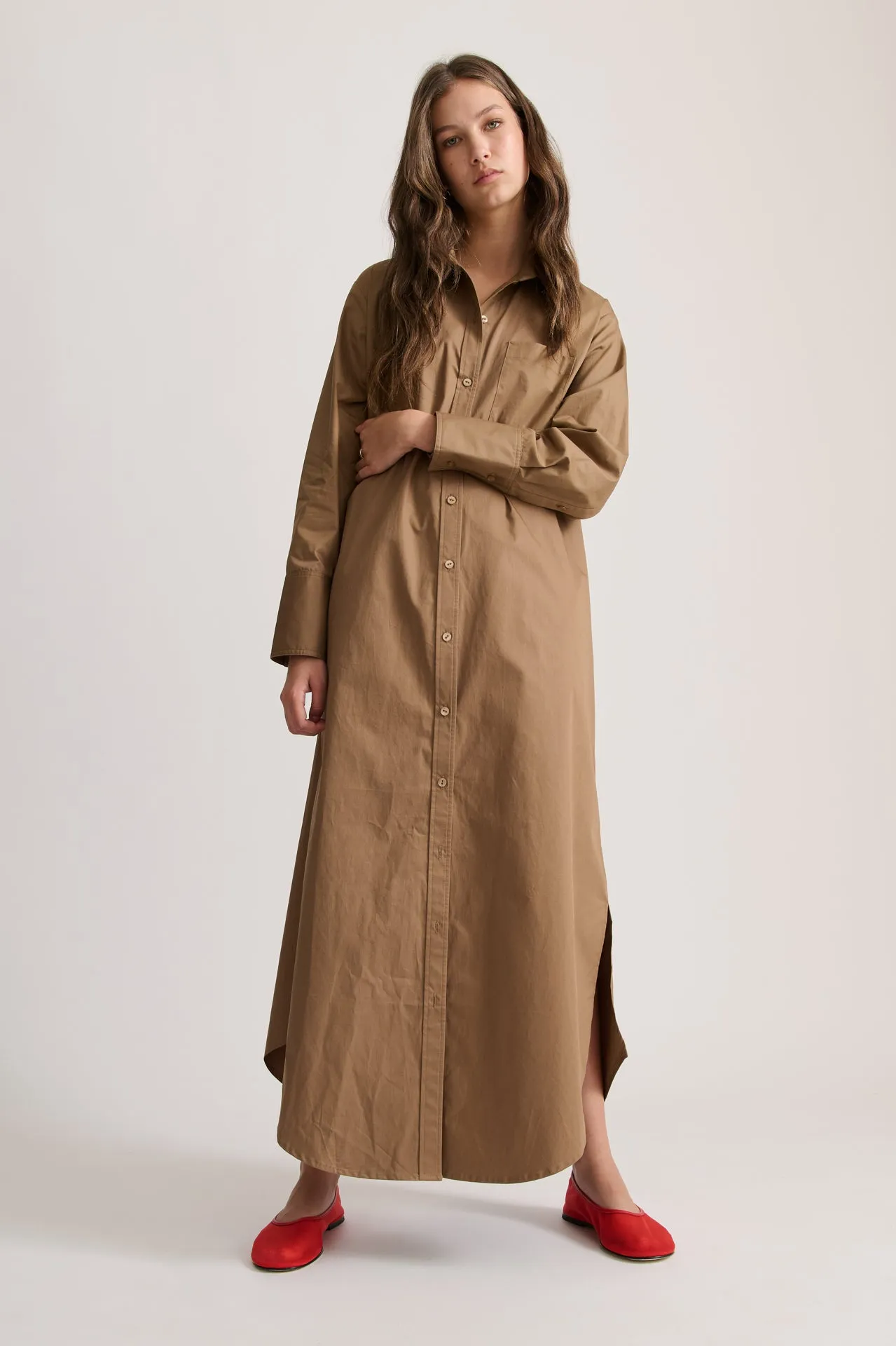 MAXI SHIRT DRESS