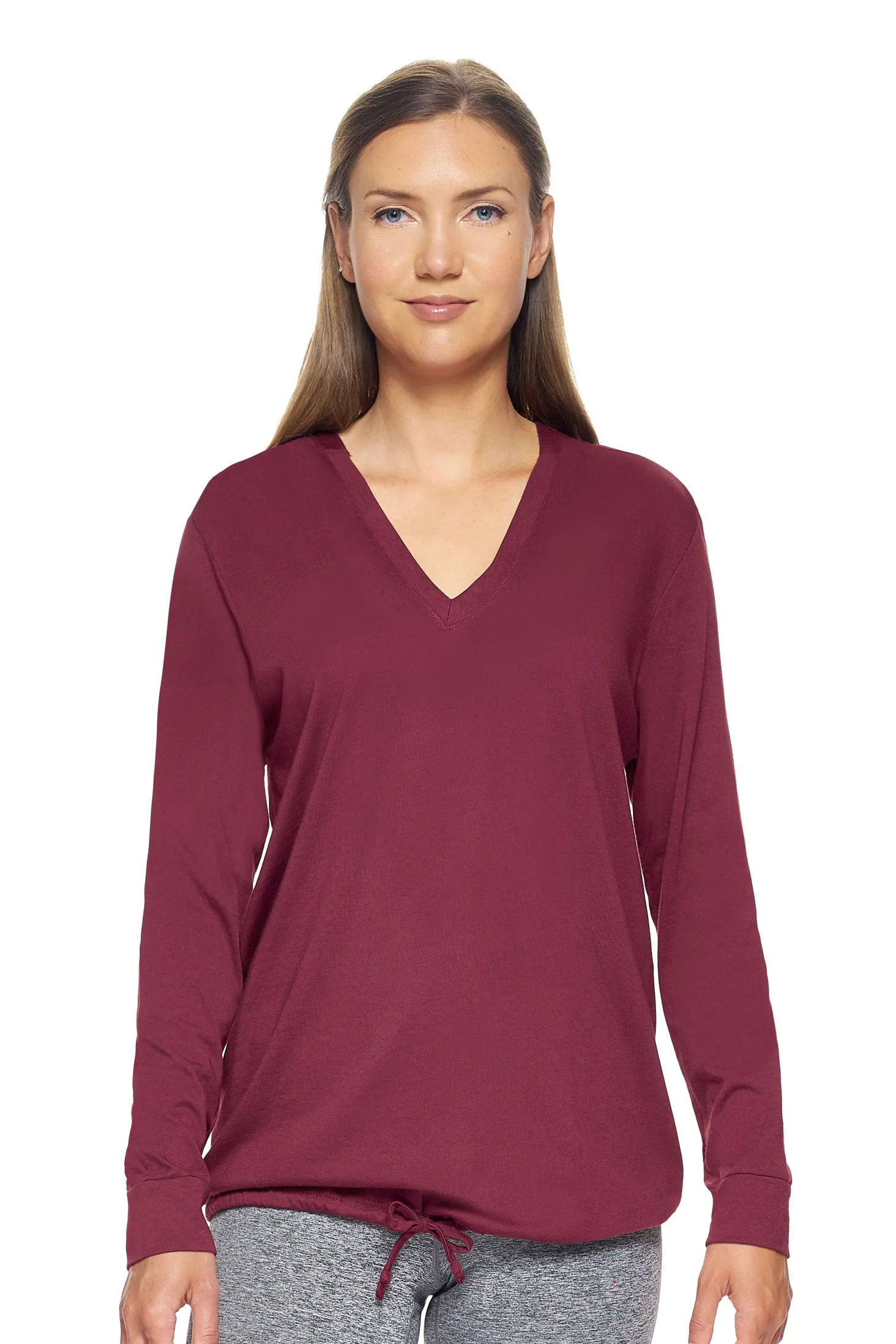 MC317 MoCA™ V-Neck Hoodie Shirt
