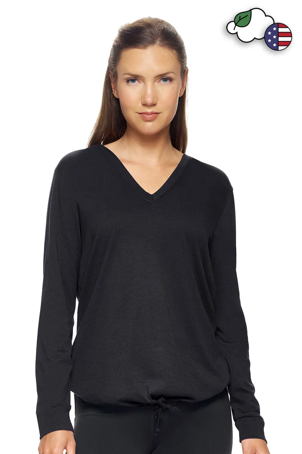 MC317 MoCA™ V-Neck Hoodie Shirt