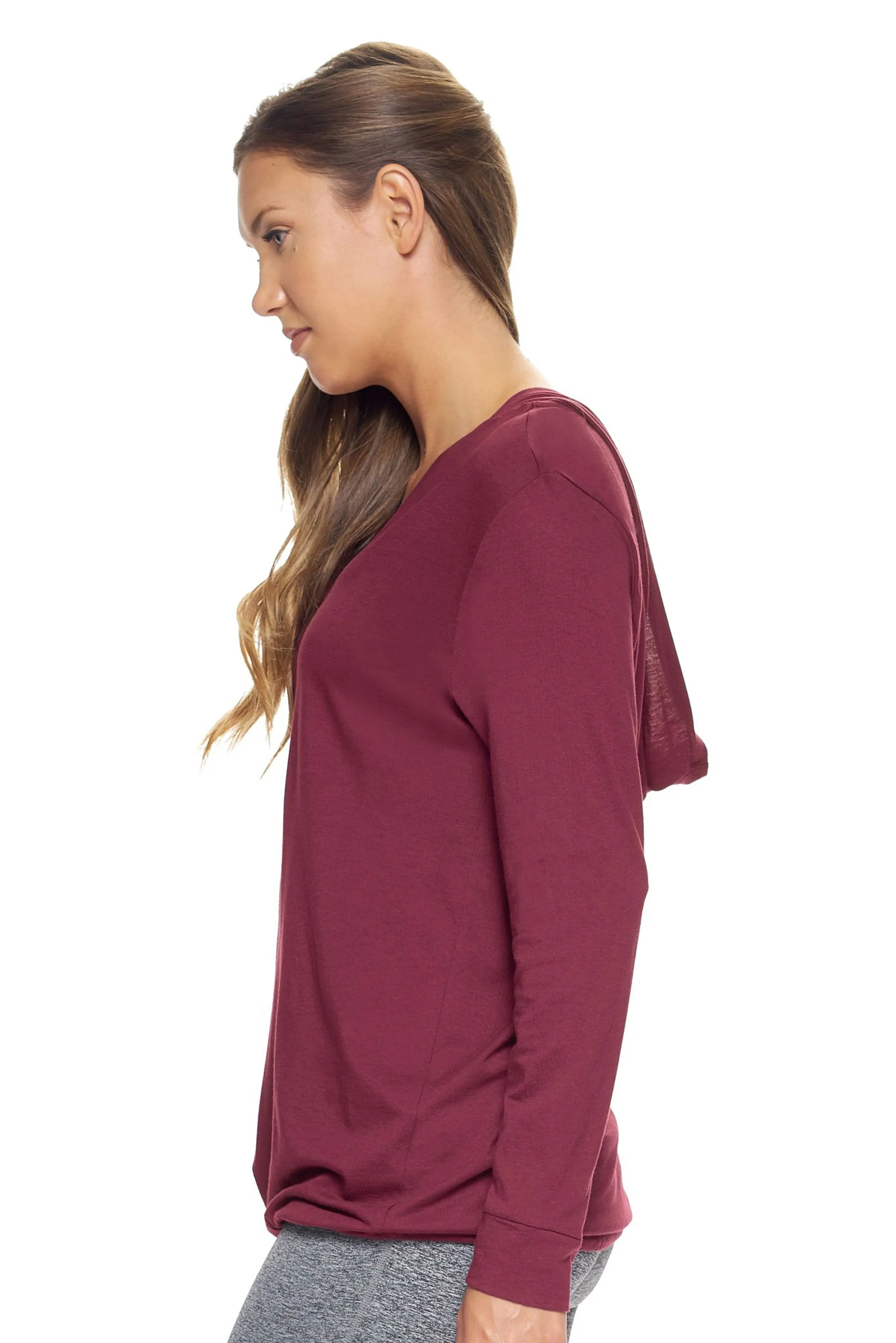 MC317 MoCA™ V-Neck Hoodie Shirt