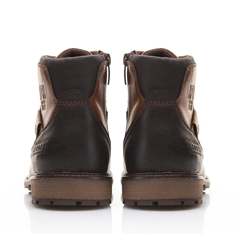 Men's Vintage Style Fashion High-Cut Lace-up Warm Autumn/Winter Boots