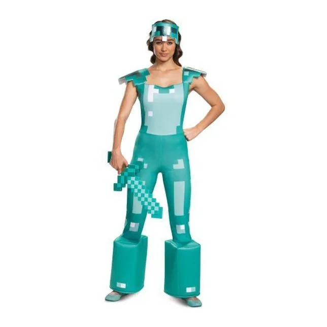 Minecraft Armor Female Adult Costume