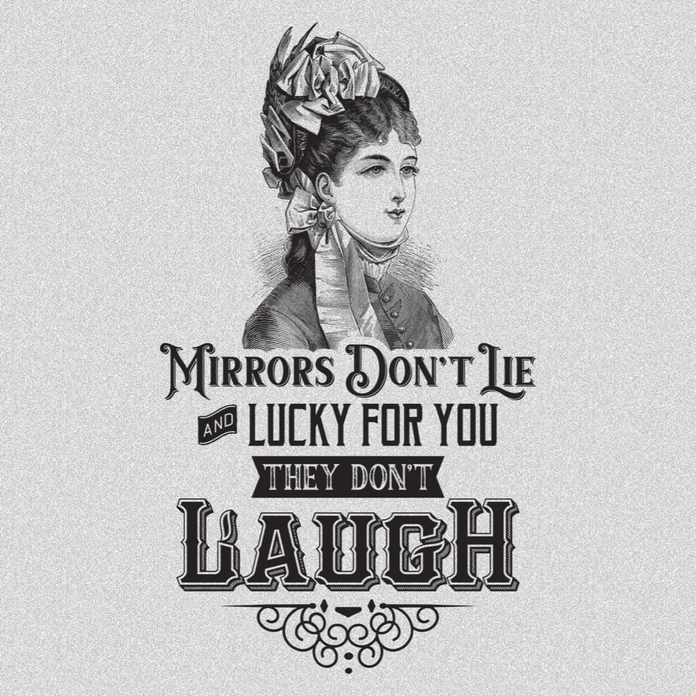 MIRRORS DON'T LIE (GREY HEATHER)