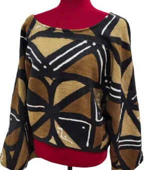 Mud Cloth Crop Top