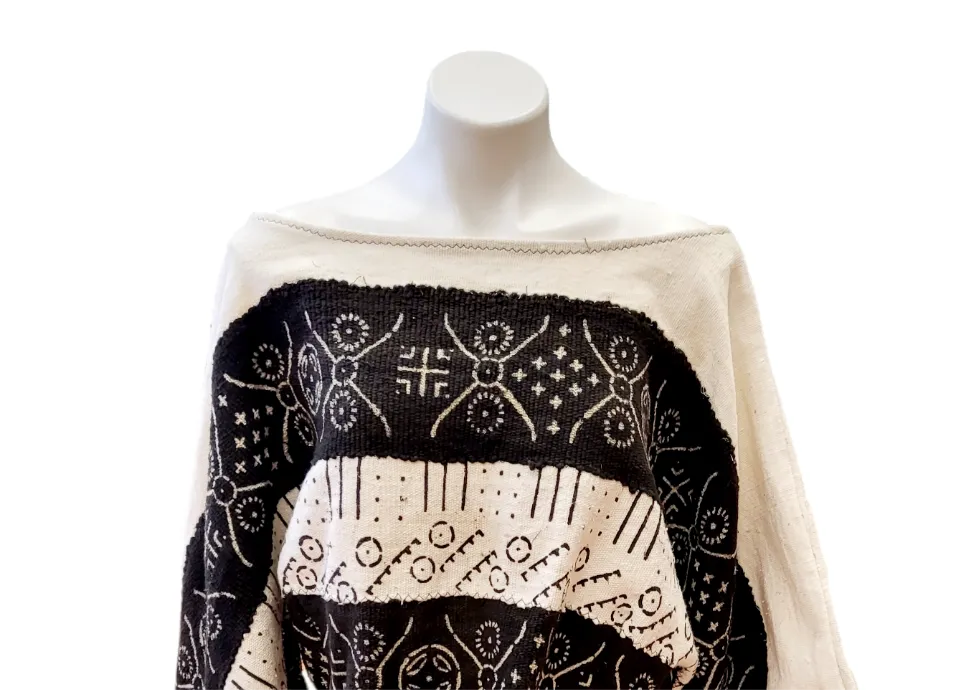 Mud Cloth Crop Top
