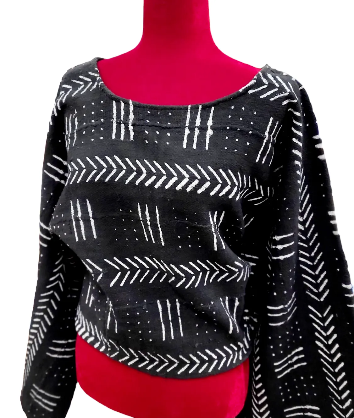 Mud Cloth Crop Top