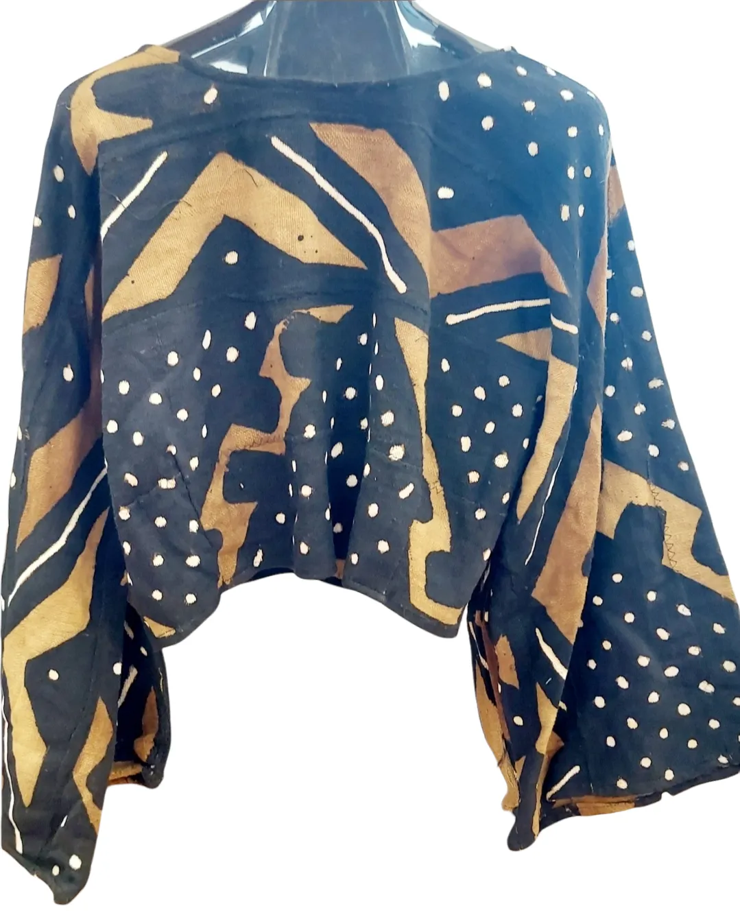 Mud Cloth Crop Top