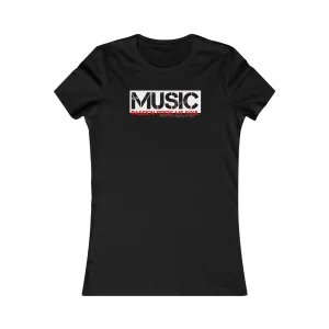 Music Passion Feeds The Soul Women's  Tee