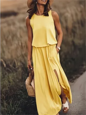 Narin® | Simple Boho Maxi Dress Made Of Modal In Different Colors