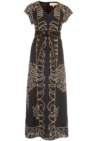 Nellie Maxi (Black/Lime)