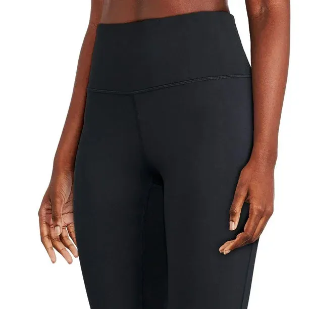 NEW Athletic Works Women's Interlock knit Core Yoga Pant Black, Size XS